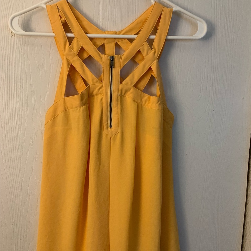 Mustard blouse